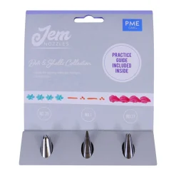 PME Spuitmondjes Stippen & Schelpen Set/3* Spuitmondjes