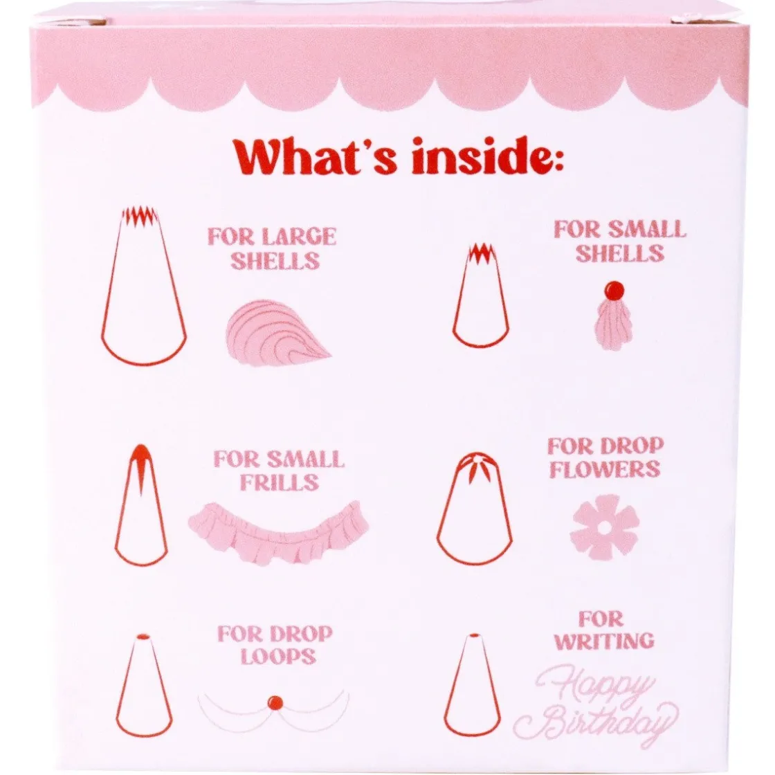 PME Spuitmondjes Vintage Set/6* Spuitmondjes