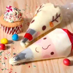 PME Spuitzakken Kerst 30cm 12 stuks*** Spuitzakken