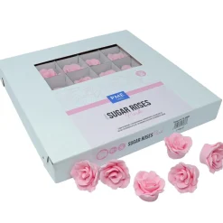 PME Suiker Rozen Roze Ø4cm 36st* Bloem Decoraties