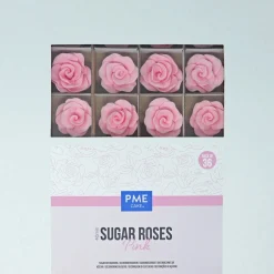 PME Suiker Rozen Roze Ø4cm 36st* Bloem Decoraties