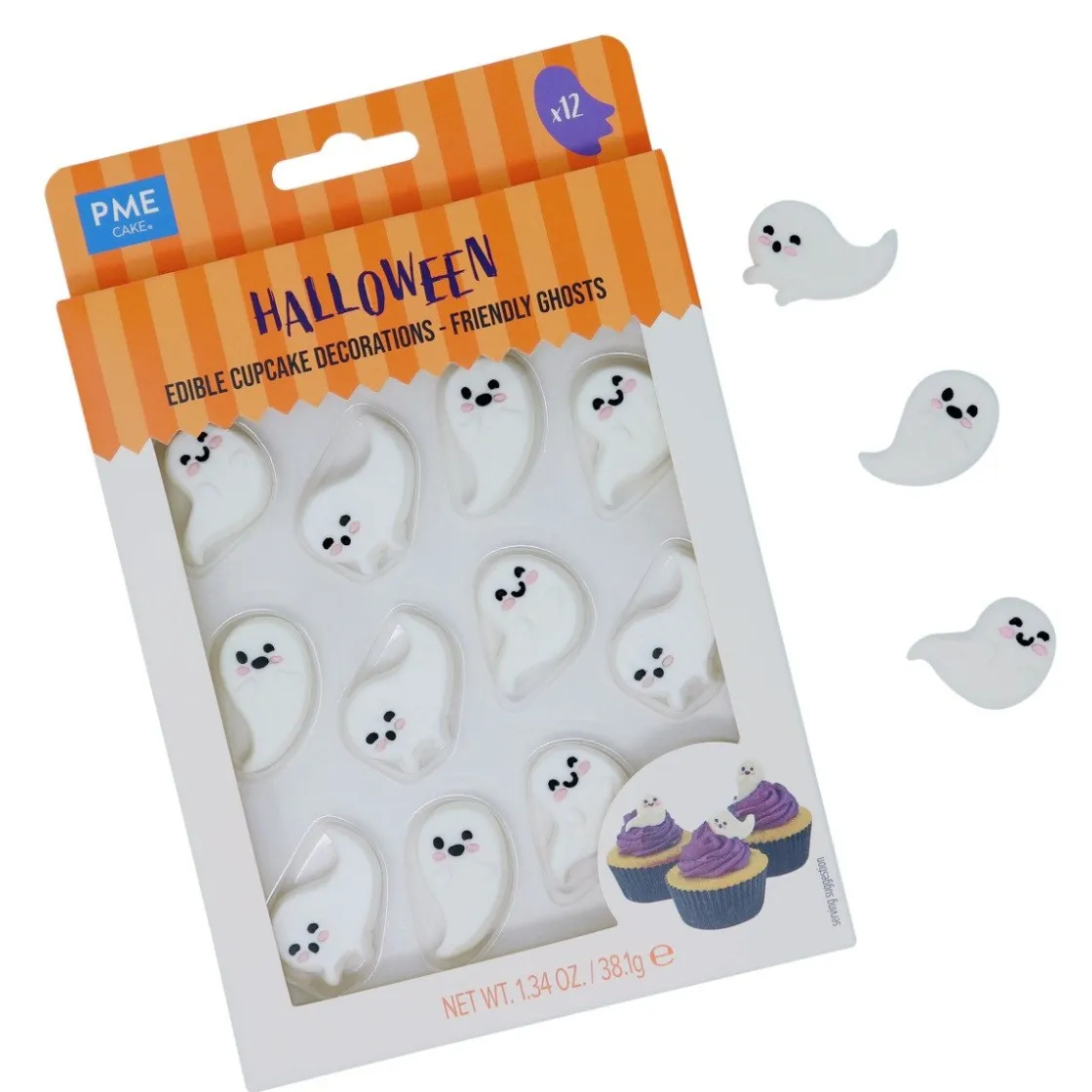 PME Suikerdecoratie Halloween Spoken 12st.* Figuur Decoraties