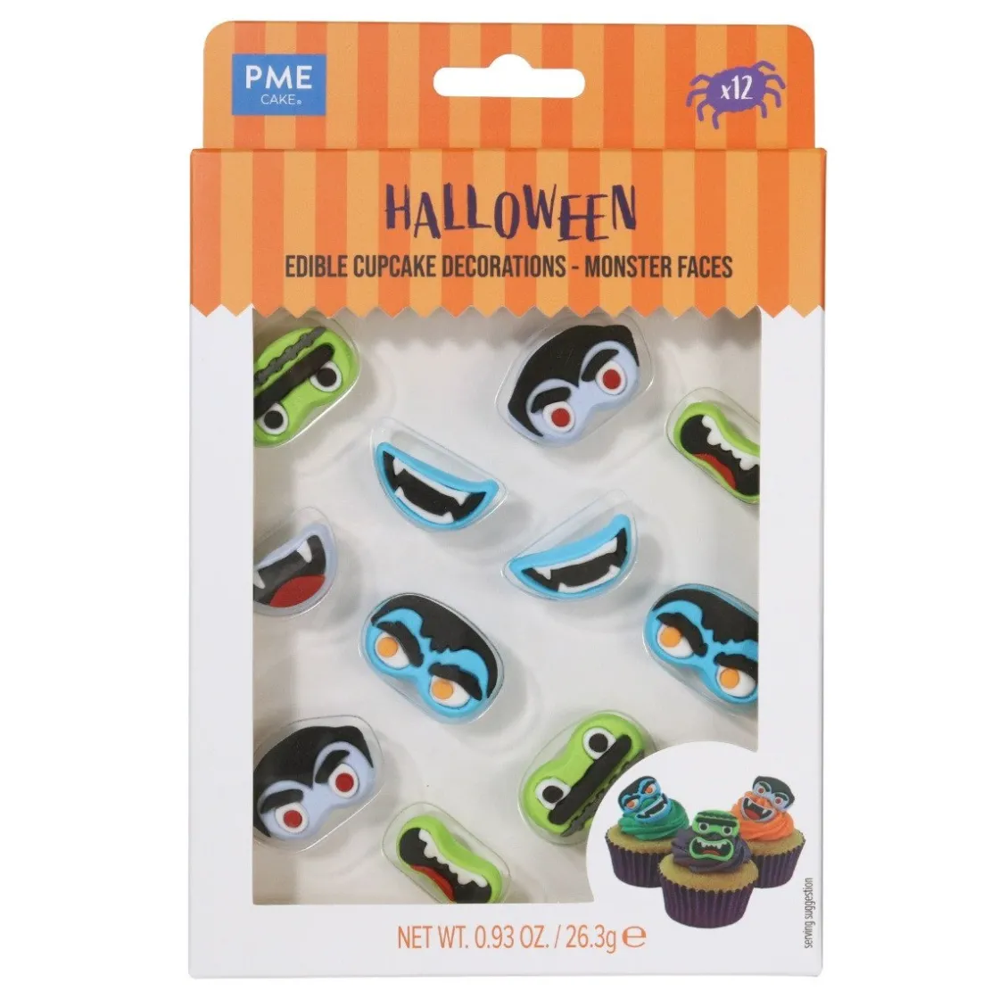 PME Suikerdecoratie Halloween Monsters 12st.* Figuur Decoraties