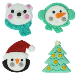 PME Suikerdecoratie Noordpool Express 12st.* Figuur Decoraties