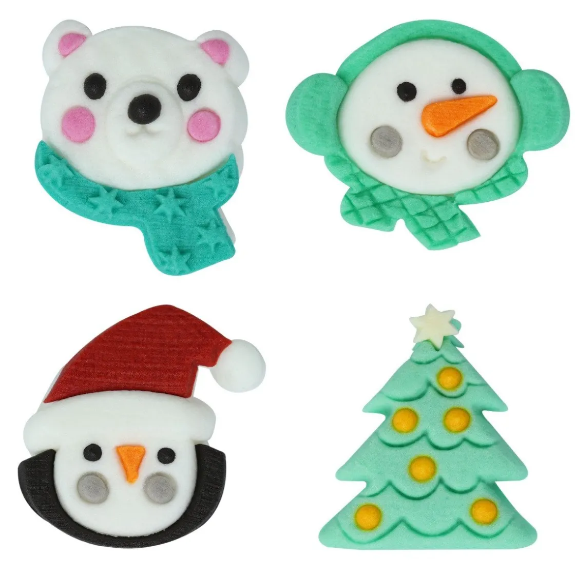 PME Suikerdecoratie Noordpool Express 12st.* Figuur Decoraties