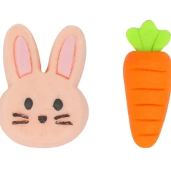 PME Suikerdecoratie Paashaas / Wortel 12st.* Figuur Decoraties