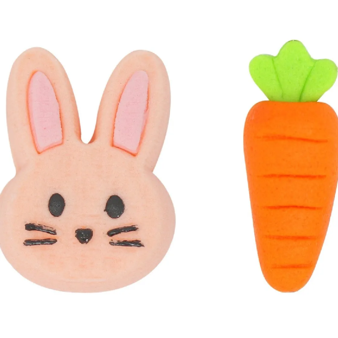 PME Suikerdecoratie Paashaas / Wortel 12st.* Figuur Decoraties