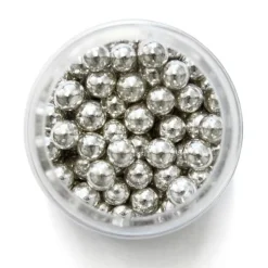 PME Suikerparels Zilver 6mm 25 gram* Eetbare Strooisels