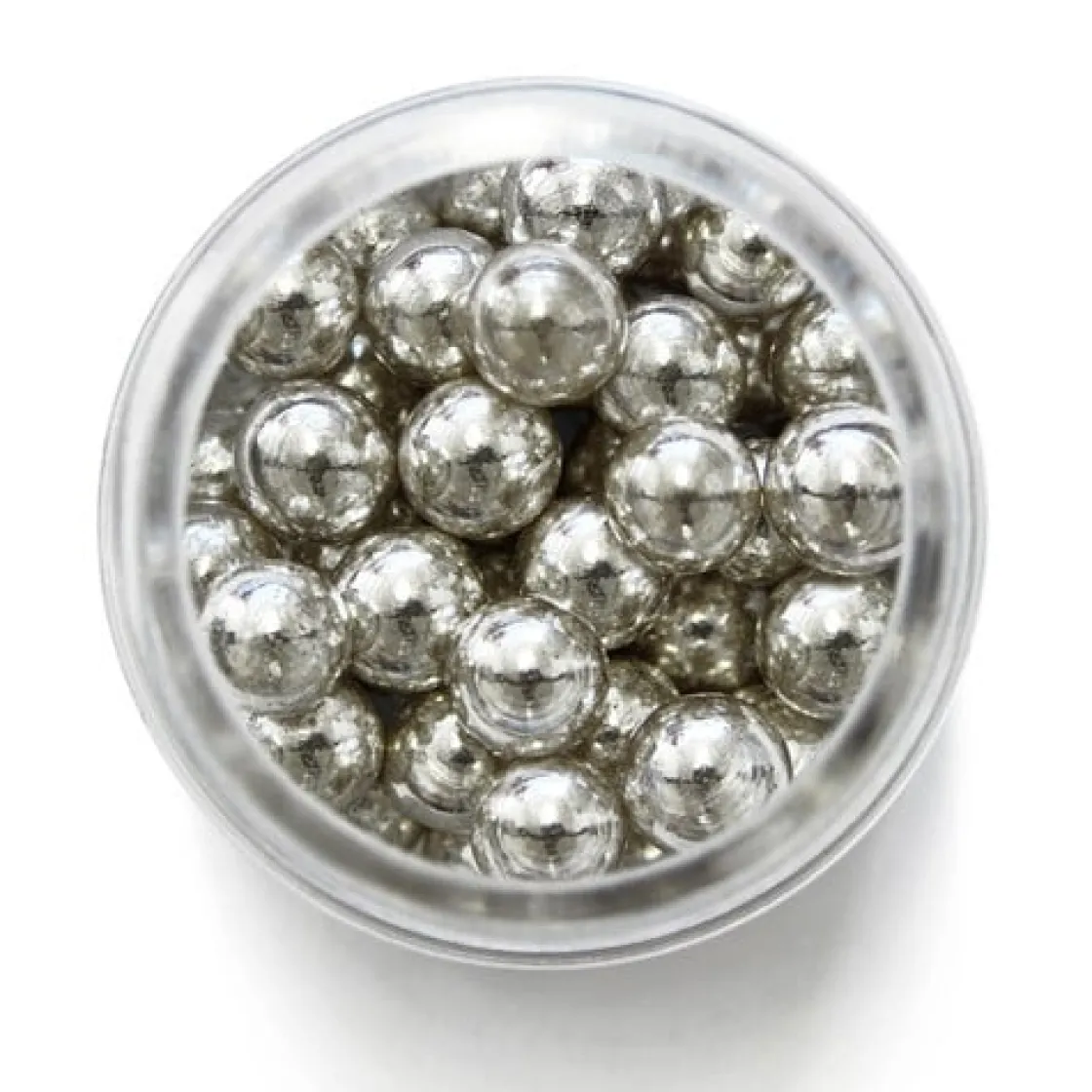 PME Suikerparels Zilver 8mm 25 gram* Eetbare Strooisels