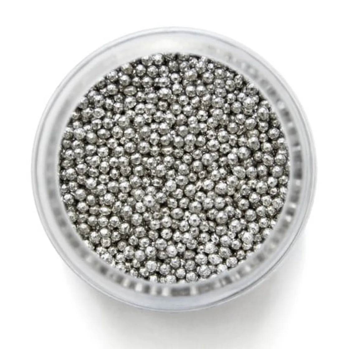 PME Suikerparels Zilver Nonpareils 25 gram* Eetbare Strooisels