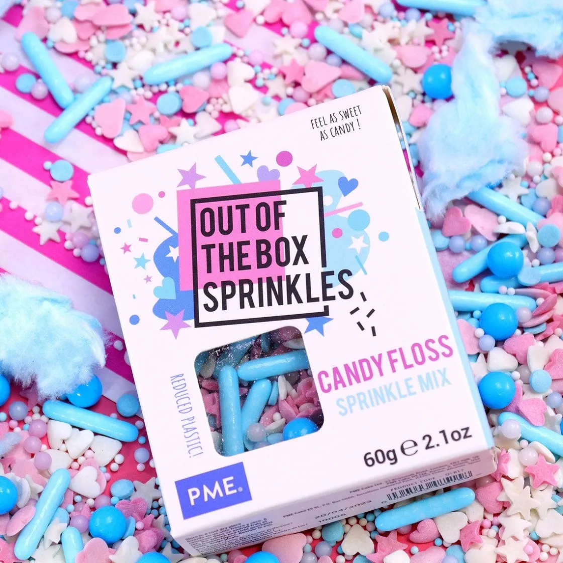 PME Suikerspin Sprinkle Mix (Out of the Box) 60g* Eetbare Strooisels