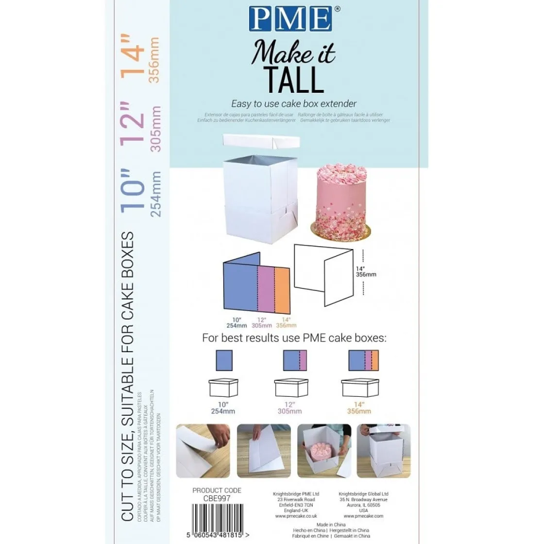 PME Taartdoosverhoger* Taartdozen