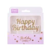 PME Taartkaarsje Happy Birthday Goud* Kaarsjes En Vuurwerk