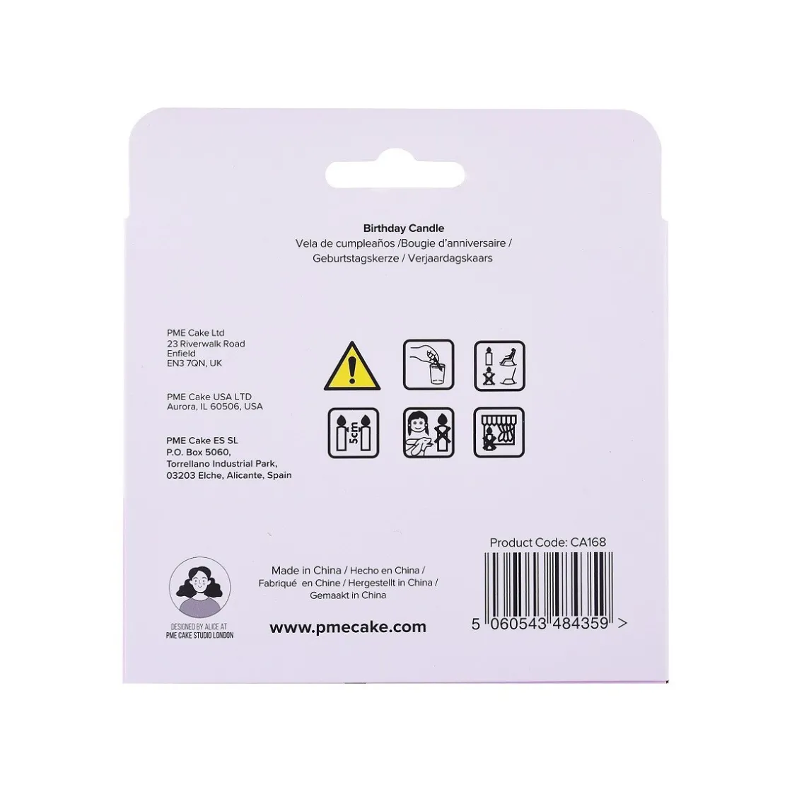 PME Taartkaarsje Happy Birthday Goud* Kaarsjes En Vuurwerk