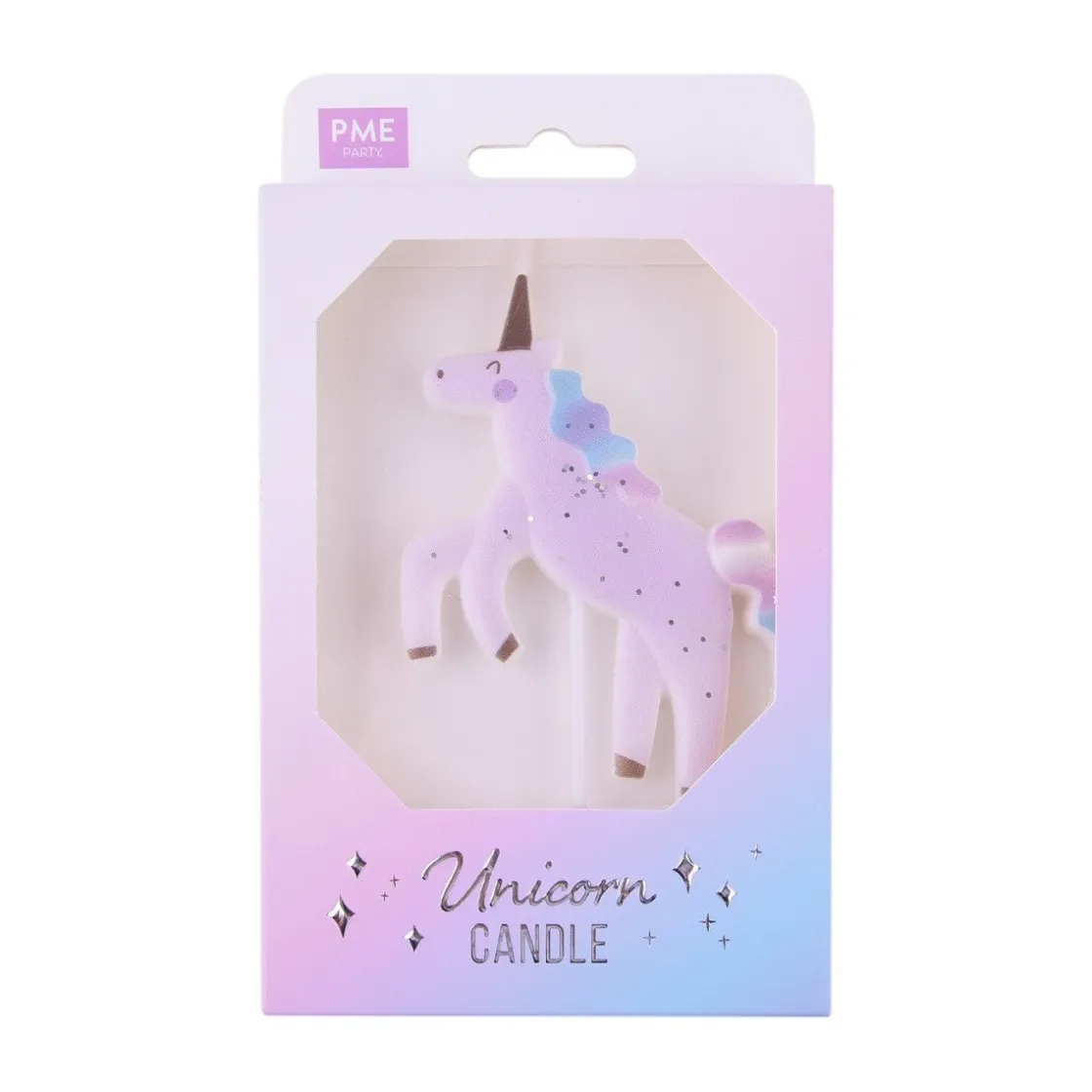PME Taartkaarsje Unicorn 3D* Kaarsjes En Vuurwerk