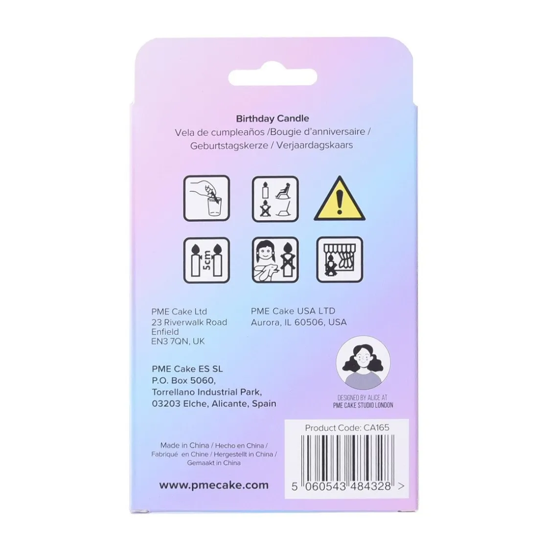 PME Taartkaarsje Unicorn 3D* Kaarsjes En Vuurwerk