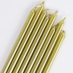 PME Taartkaarsjes Goud Extra Lang (15cm) Set/16* Kaarsjes En Vuurwerk