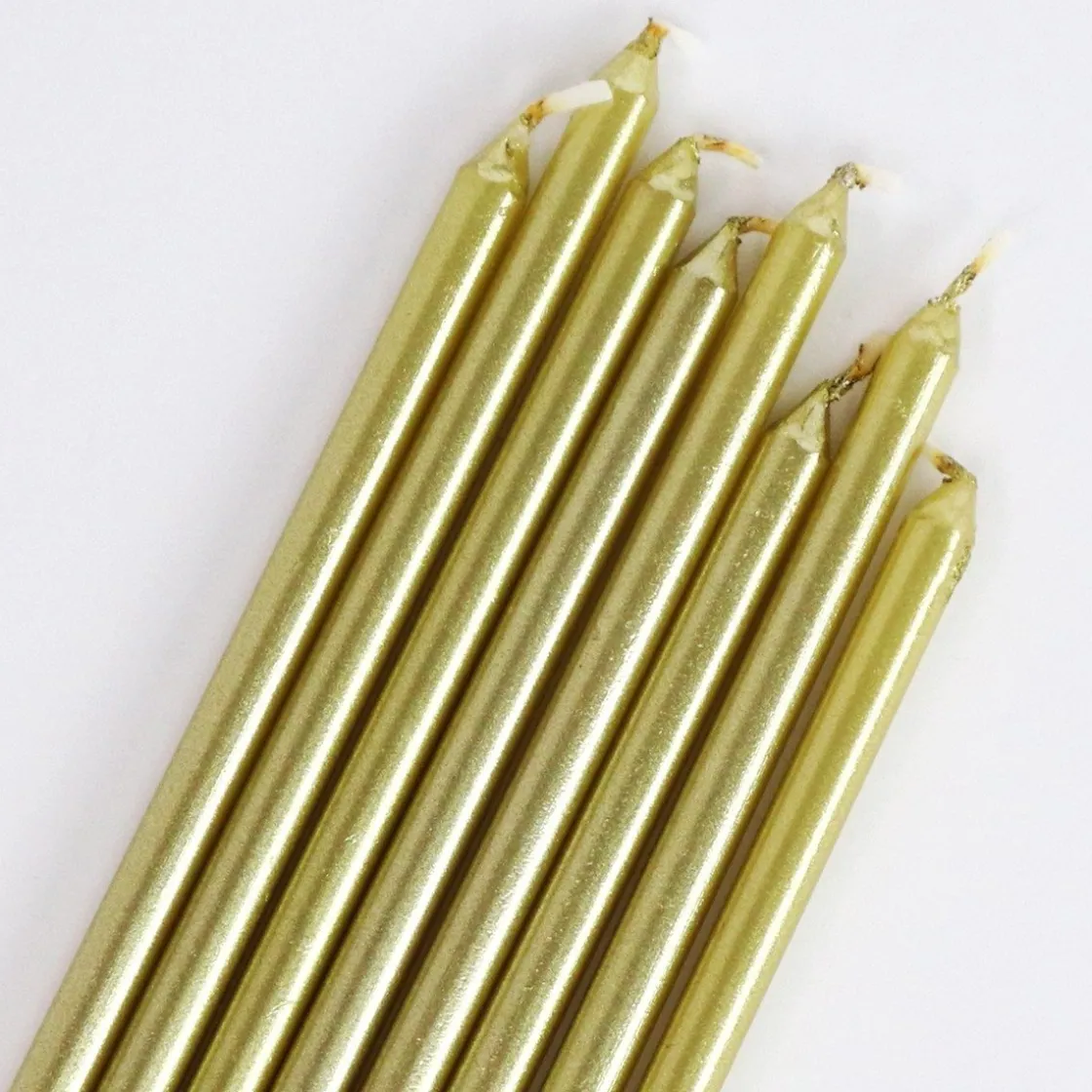 PME Taartkaarsjes Goud Extra Lang (15cm) Set/16* Kaarsjes En Vuurwerk