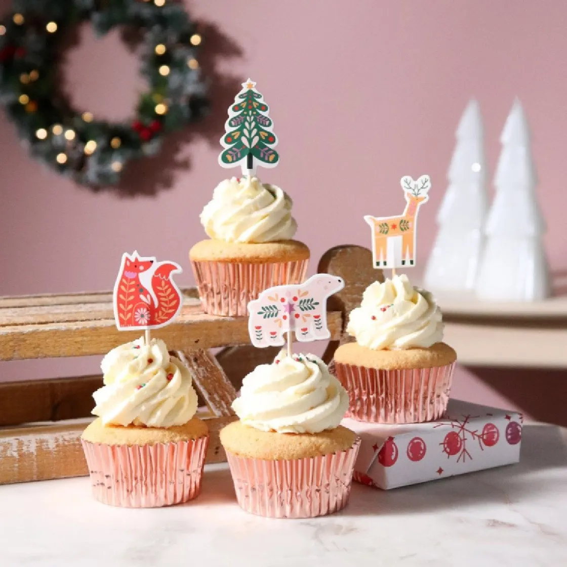 PME Taartprikkers Betoverend Bos 7cm 24st.* Prikkers En Ringen