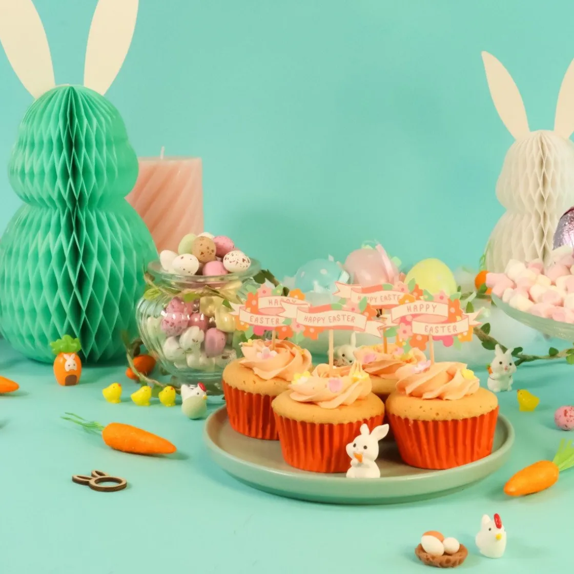 PME Taartprikkers Happy Easter 24st.* Prikkers En Ringen