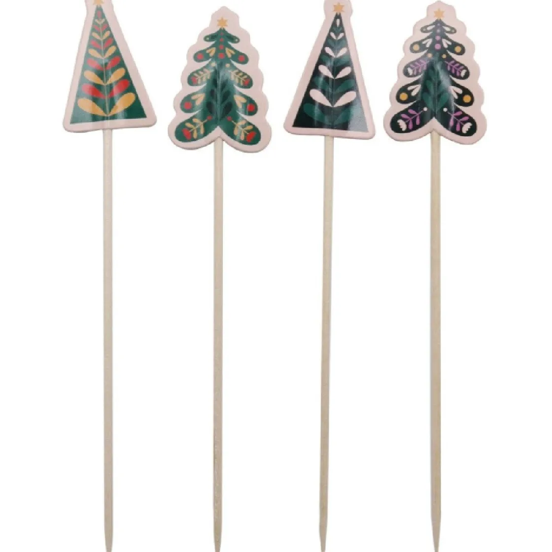 PME Taartprikkers Kerstbomen 24st.* Prikkers En Ringen