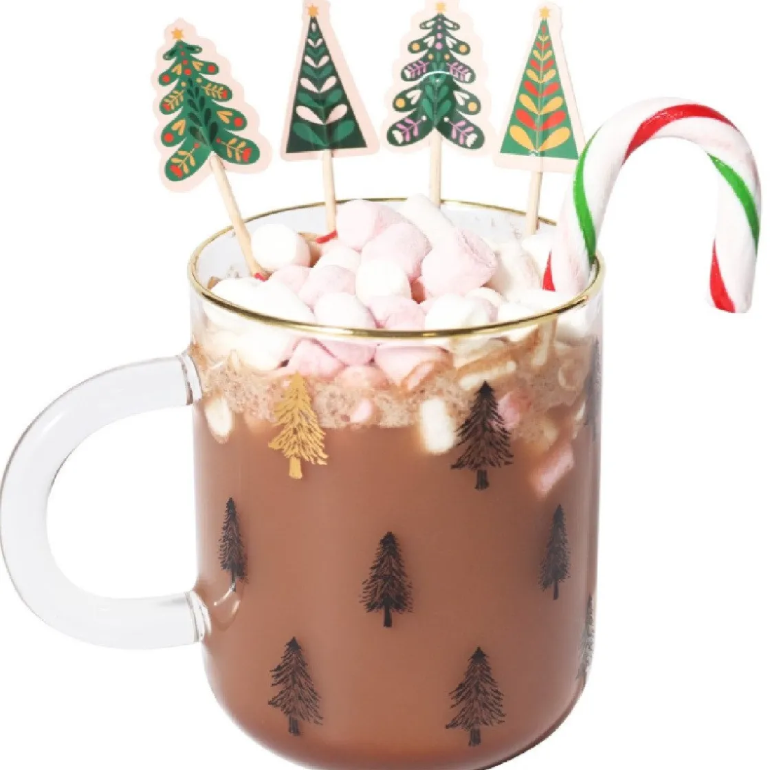 PME Taartprikkers Kerstbomen 24st.* Prikkers En Ringen