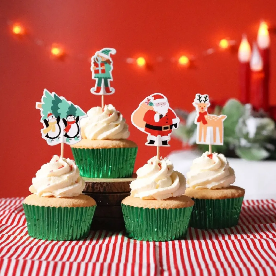 PME Taartprikkers Kerstman 24st.* Prikkers En Ringen