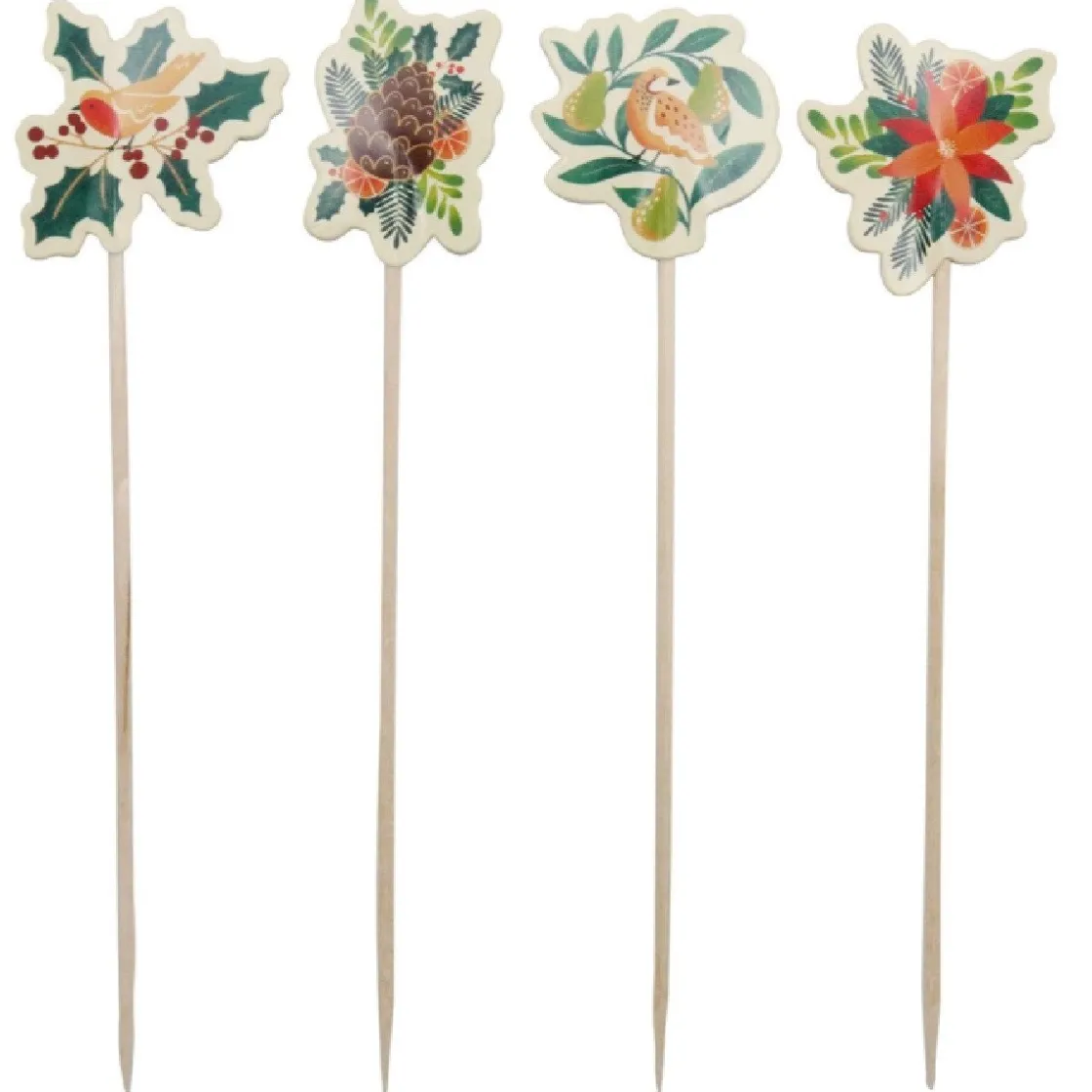 PME Taartprikkers Kerststukken 24st.* Prikkers En Ringen