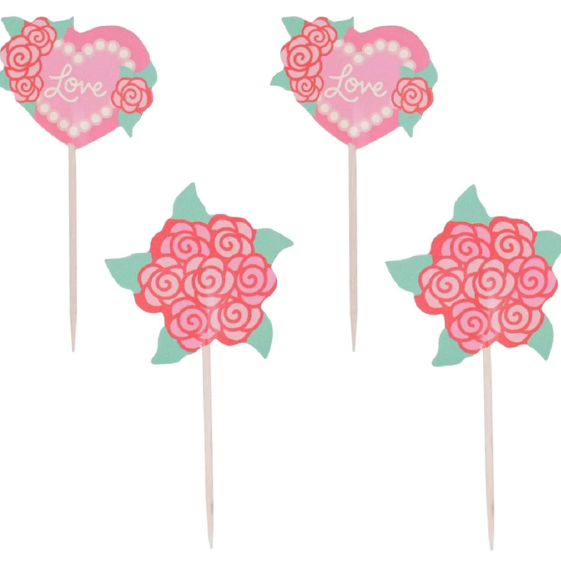 PME Taartprikkers Liefdes Rozen 24st.* Prikkers En Ringen