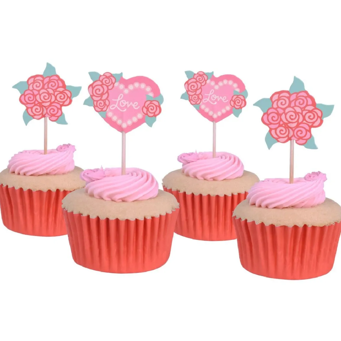 PME Taartprikkers Liefdes Rozen 24st.* Prikkers En Ringen