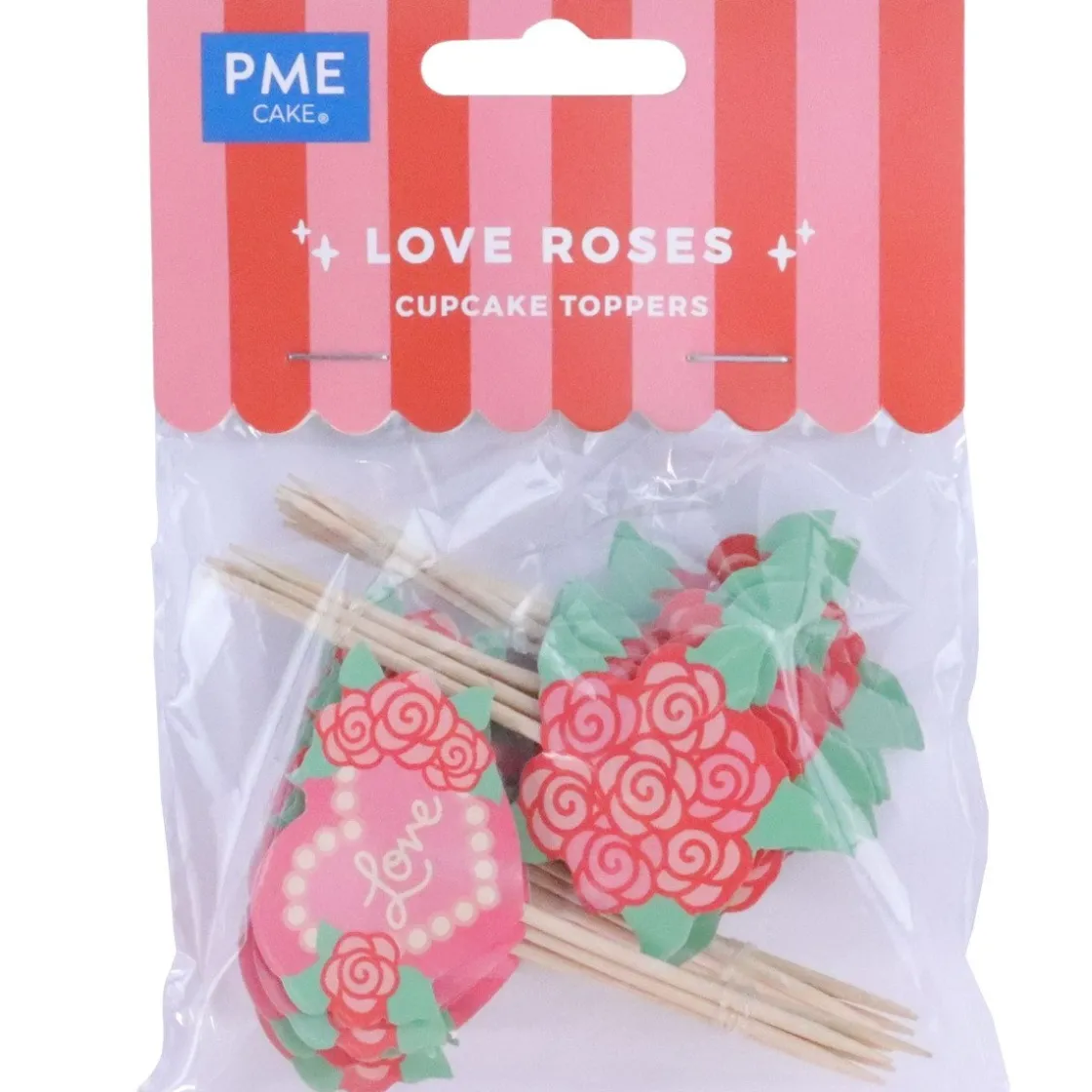 PME Taartprikkers Liefdes Rozen 24st.* Prikkers En Ringen