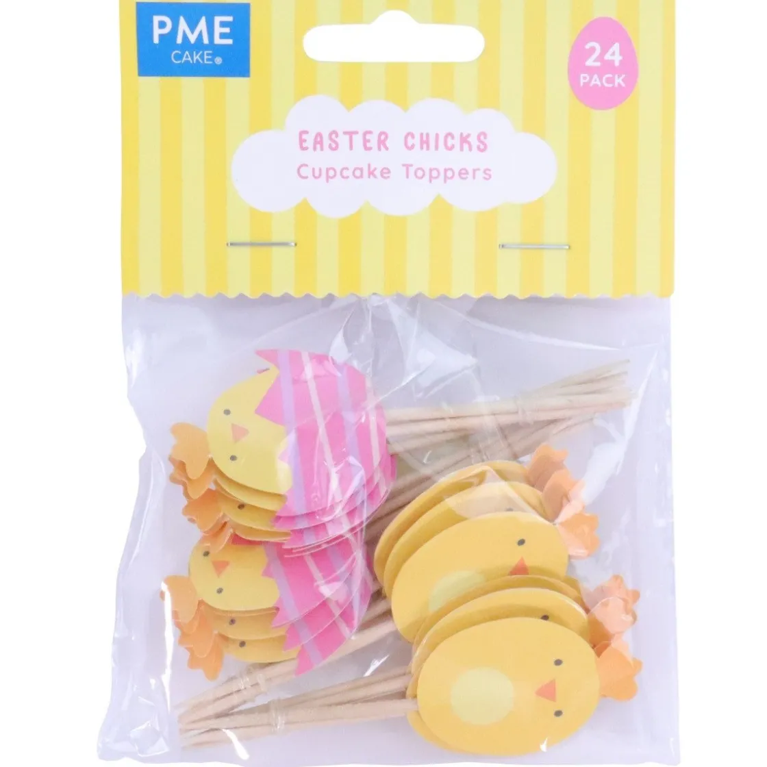 PME Taartprikkers Paaskuikens 24st.* Prikkers En Ringen