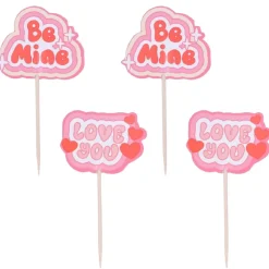 PME Taartprikkers Retro Valentijn 24st.* Prikkers En Ringen