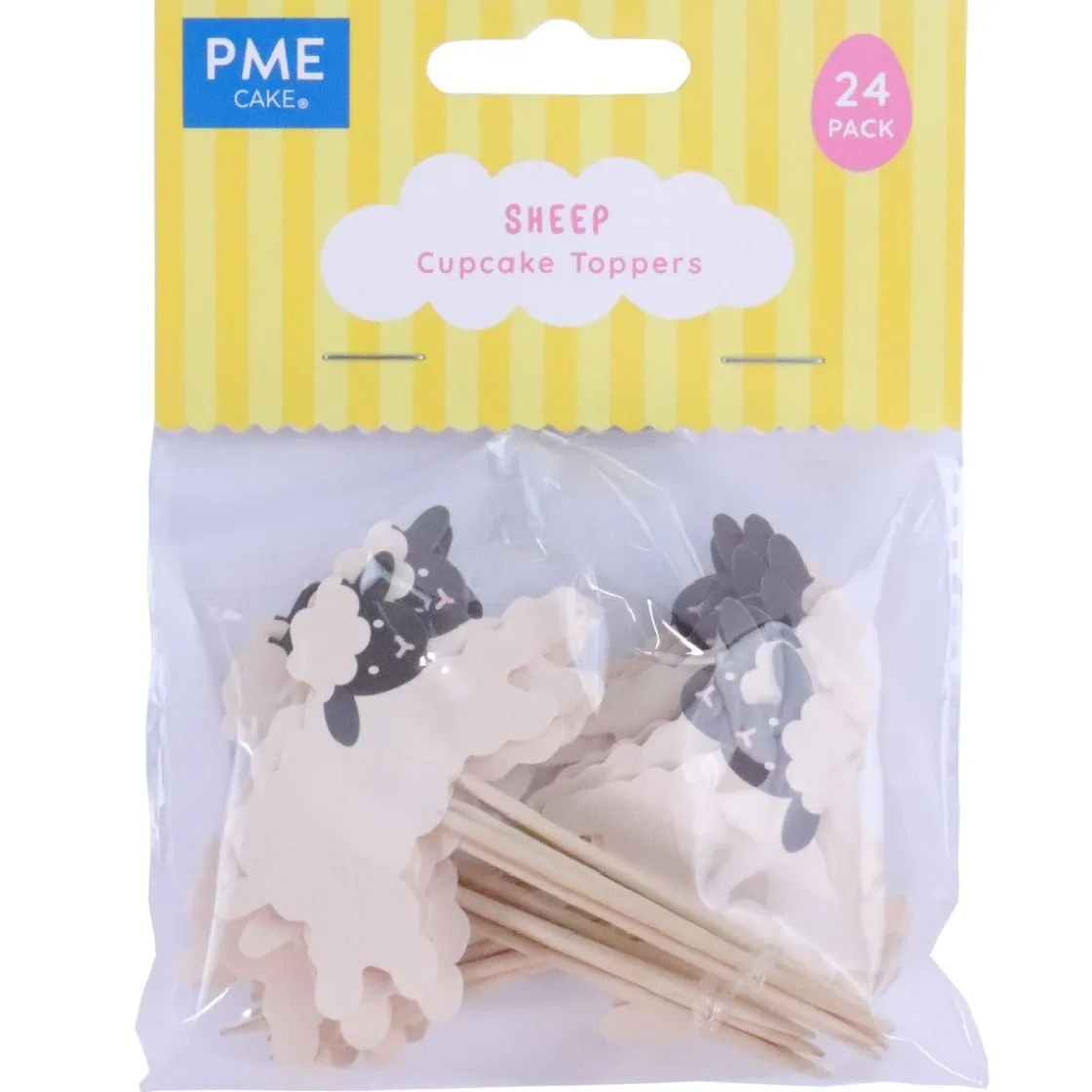 PME Taartprikkers Schapen 24st.* Prikkers En Ringen