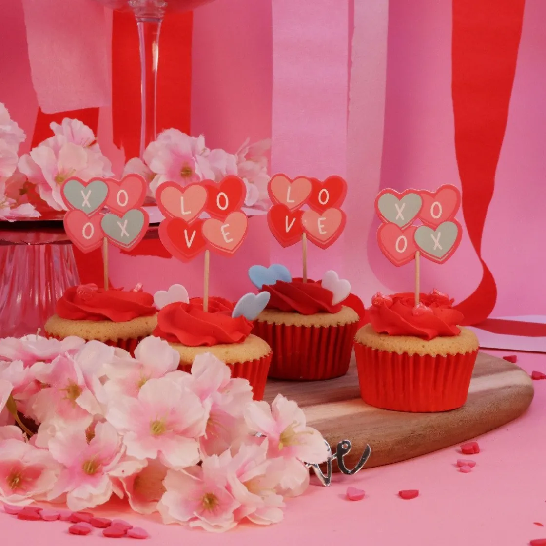 PME Taartprikkers Snoephartjes 24st.* Prikkers En Ringen