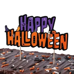 PME Taarttopper Happy Halloween 11,5x7cm* Prikkers En Ringen