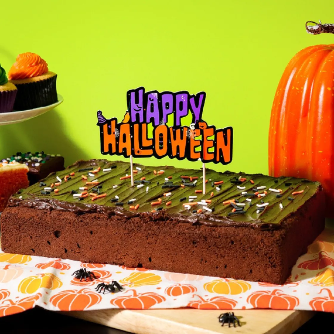 PME Taarttopper Happy Halloween 11,5x7cm* Prikkers En Ringen