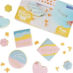 PME Tekst Stempelset Alfabet Fun Fonts - Collectie 2* Cijfer En Letter Stekers