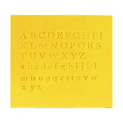 PME Tekst Stempelset Alfabet Fun Fonts - Collectie 2* Cijfer En Letter Stekers