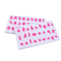 PME Tekst Stempelset Alfabet Fun Fonts - Collectie 3* Cijfer En Letter Stekers