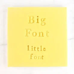 PME Tekst Stempelset Cupcake/Cookie Fun Fonts - Collectie 2* Cijfer En Letter Stekers