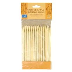 PME Toffee Appel Bamboe Stokjes 30 stuks* Bakhulpmiddelen