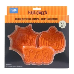 PME Uitsteker & Stempel Happy Halloween Set/3* Figuur Stekers