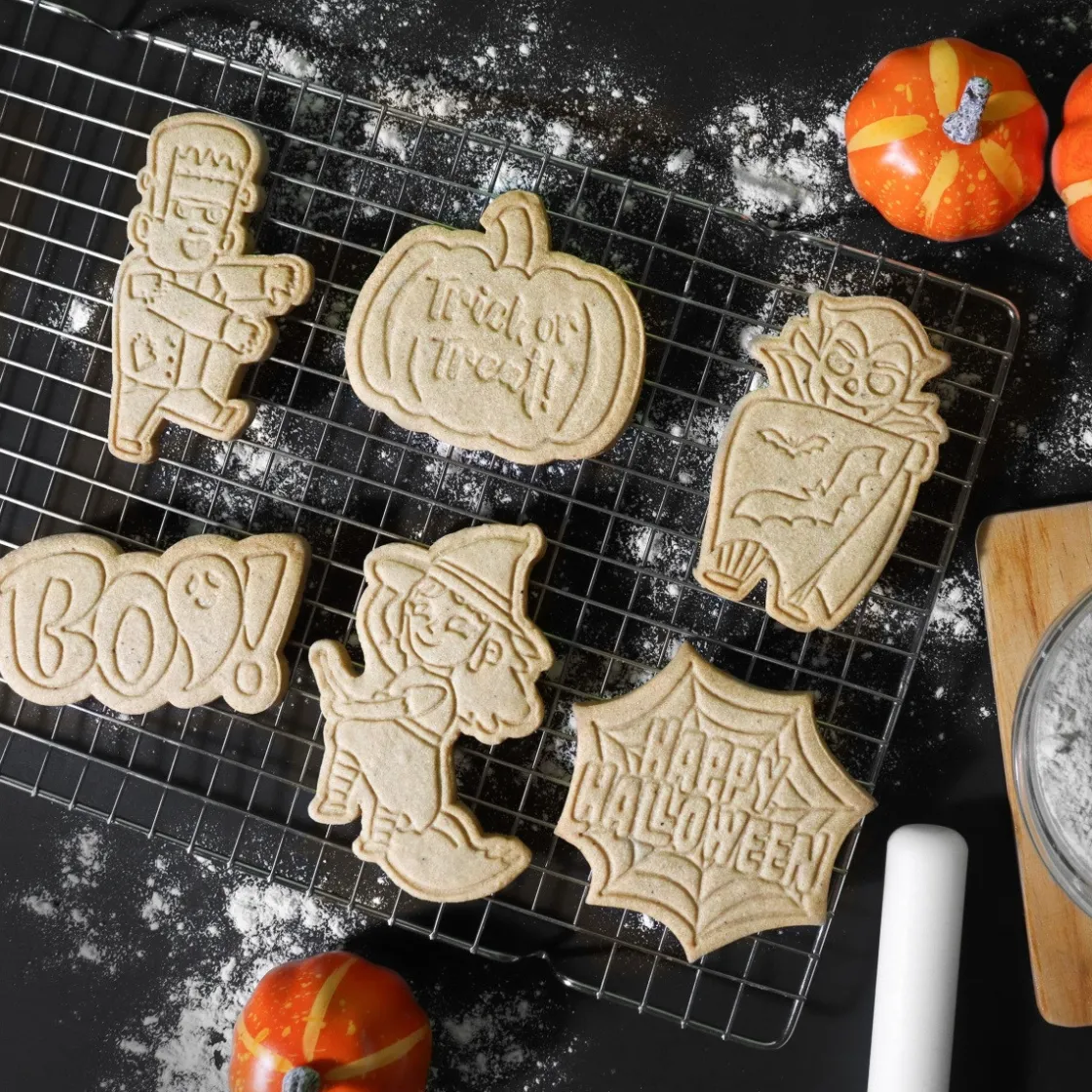 PME Uitsteker & Stempel Happy Halloween Set/3* Figuur Stekers