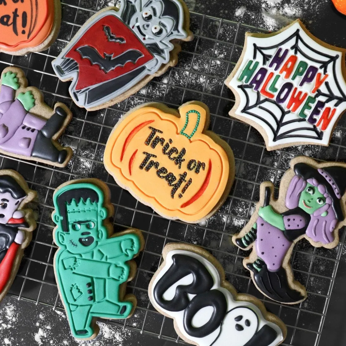 PME Uitsteker & Stempel Happy Halloween Set/3* Figuur Stekers