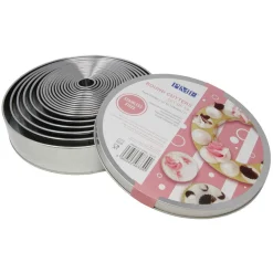 PME Uitstekers Rond Glad RVS 19-delig* Stekerdozen