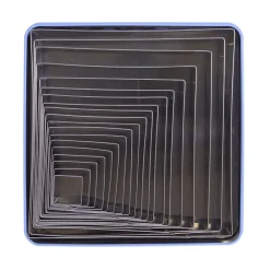 PME Uitstekers Vierkant Glad RVS 19-delig* Stekerdozen