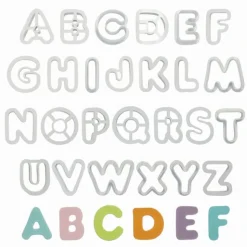 PME Uitstekerset Alfabet set/26* Cijfer En Letter Stekers