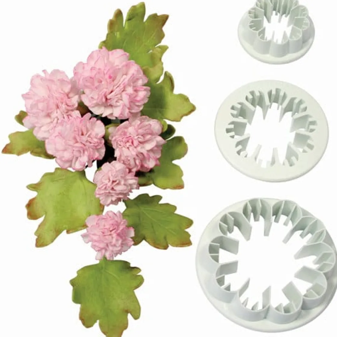 PME Uitstekerset Anjer set/3* Bloem En Blad Stekers