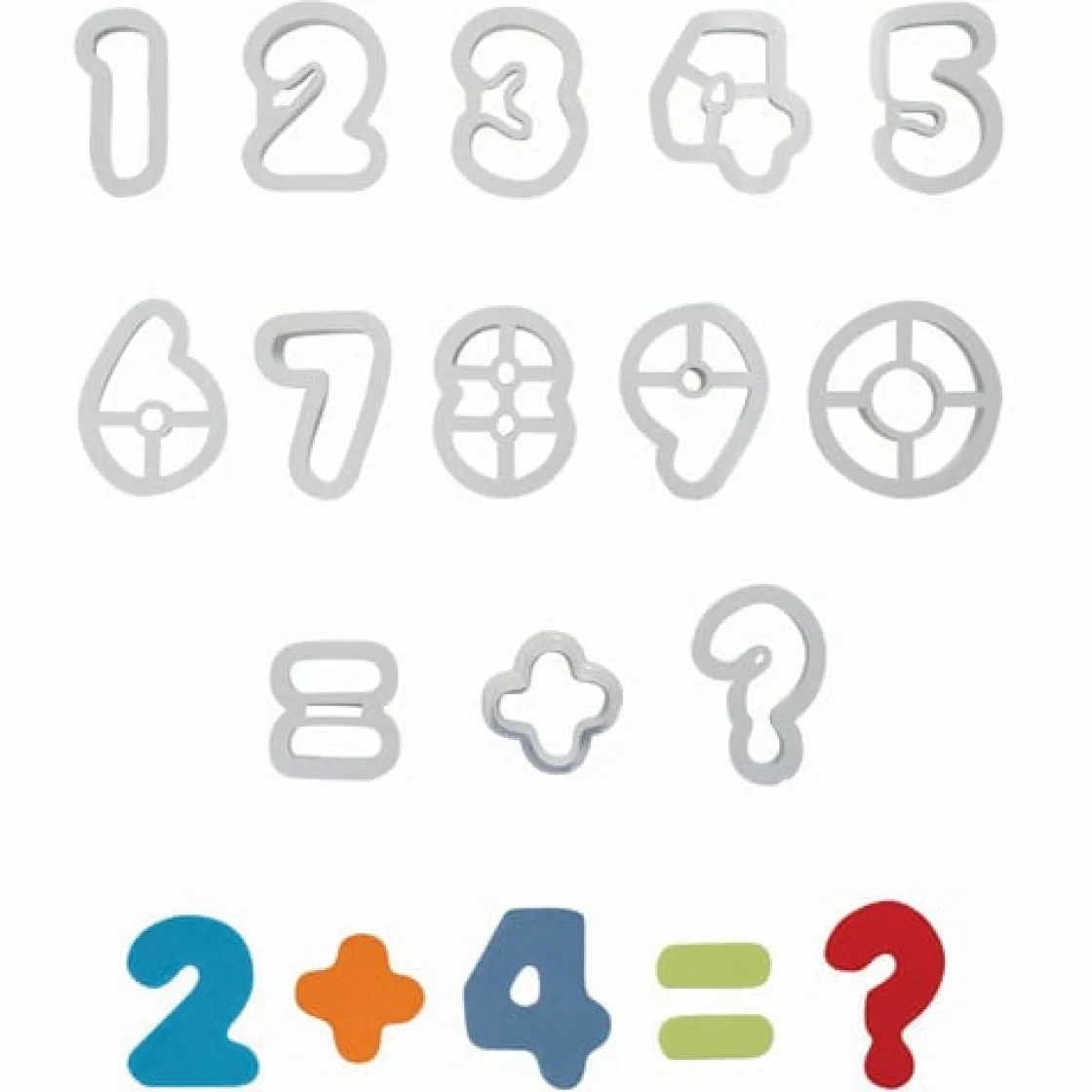 PME Uitstekerset Cijfers set/13* Cijfer En Letter Stekers